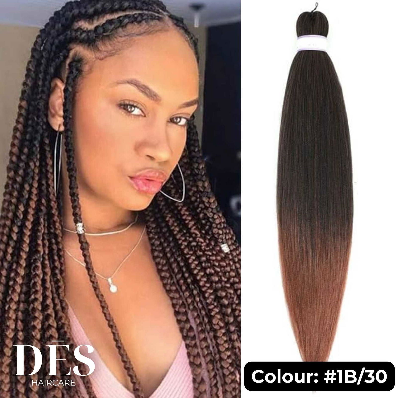 Pre-Stretched Braiding Hair (1 pack) - DES Hair Care