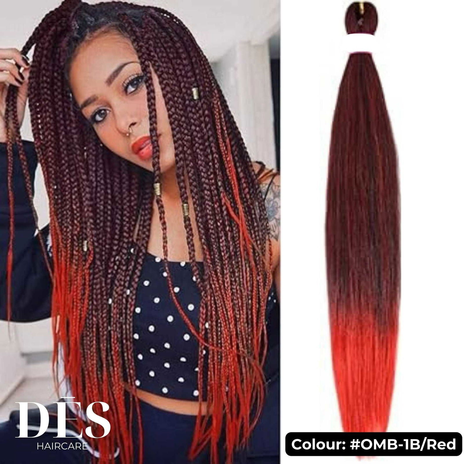 Pre-Stretched Braiding Hair (1 pack) - DES Hair Care