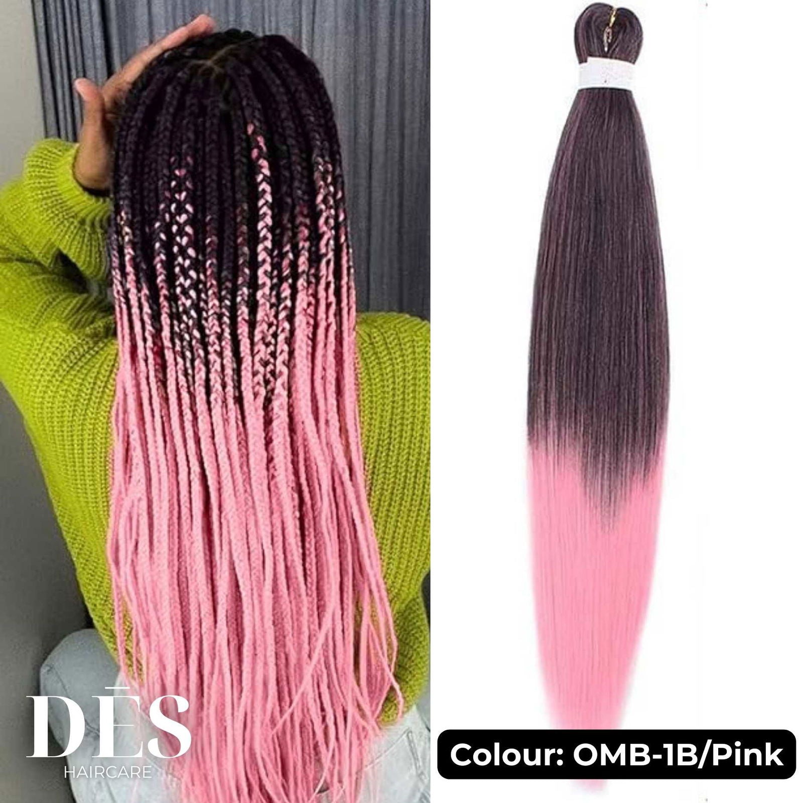 Pre-Stretched Braiding Hair (1 pack) - DES Hair Care