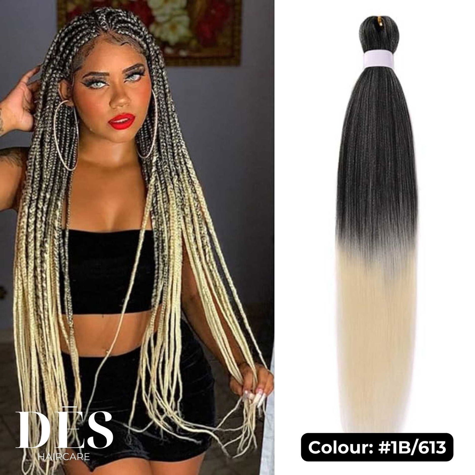 Pre-Stretched Braiding Hair (1 pack) - DES Hair Care