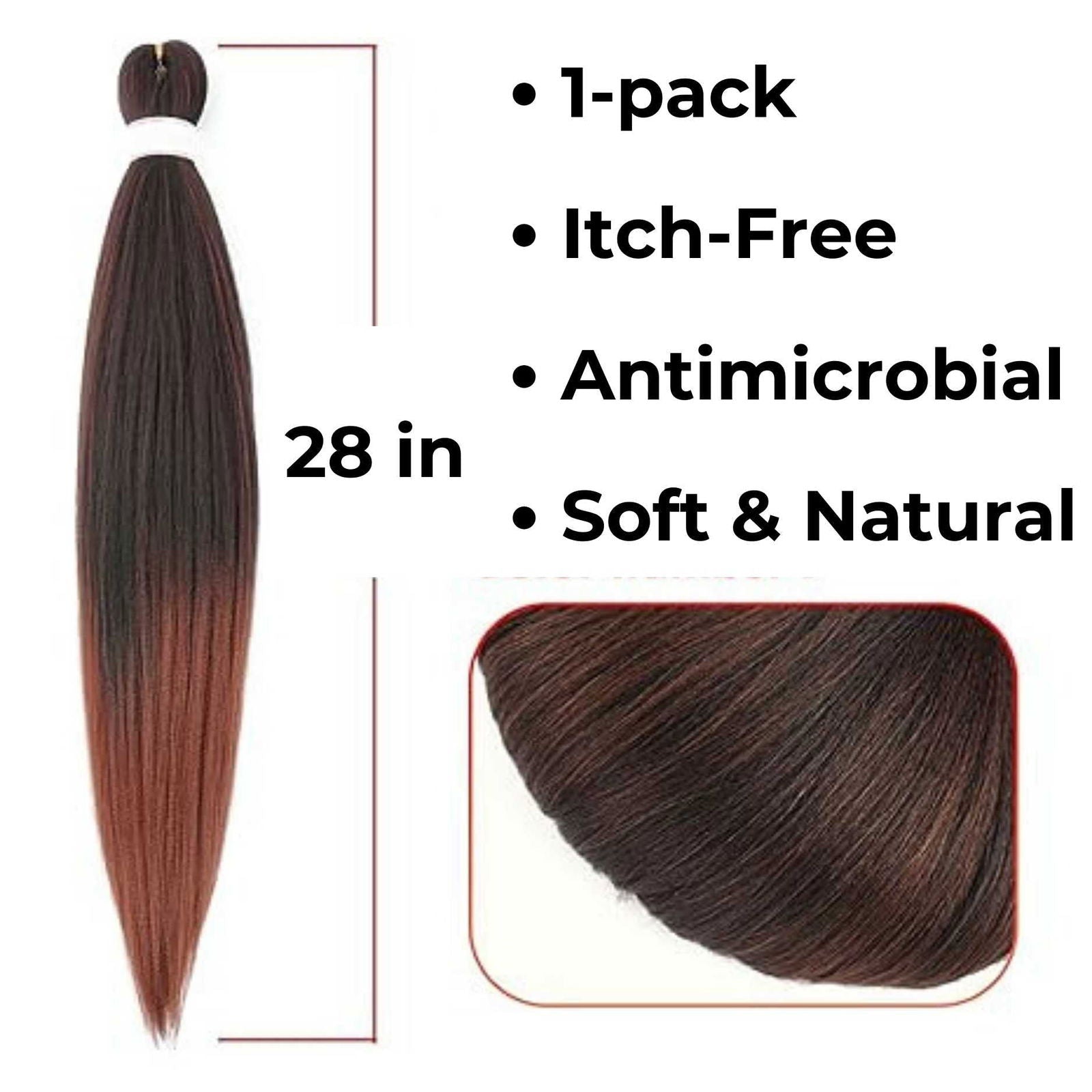 Pre-Stretched Braiding Hair (1 pack) - DES Hair Care