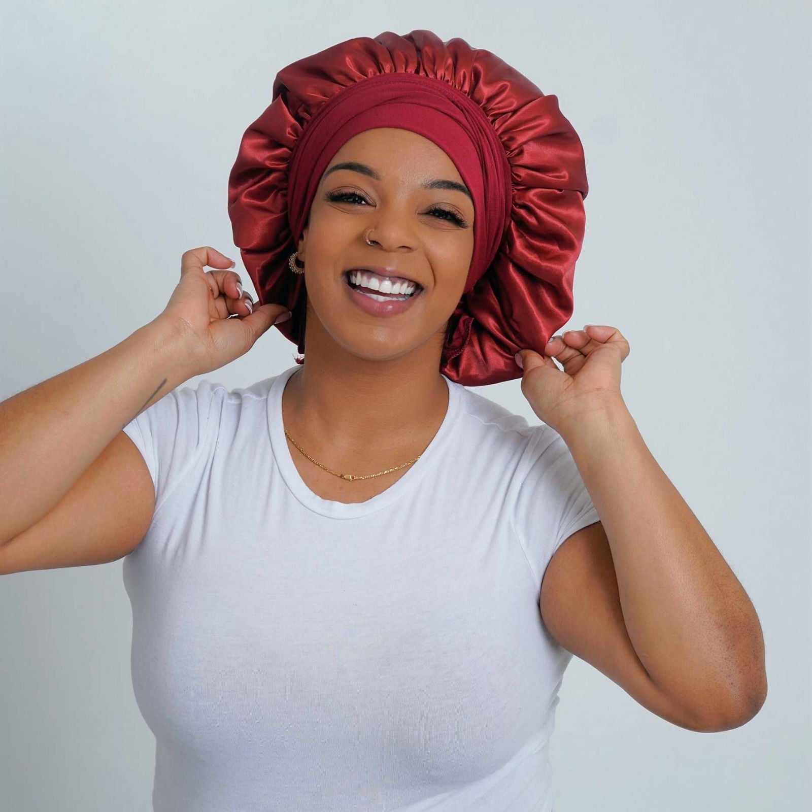 Deluxe Satin Bonnet - DES Hair Care