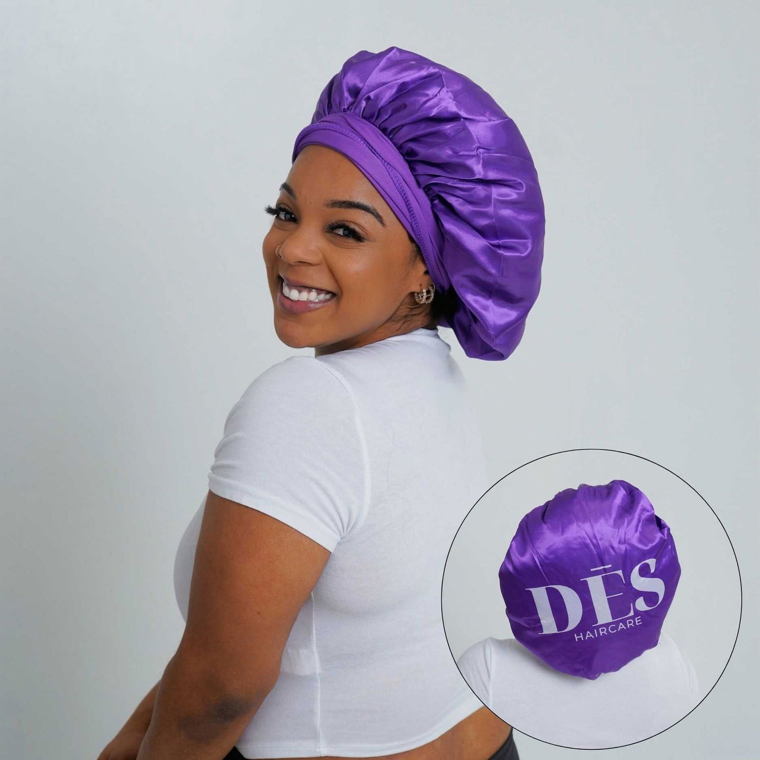 Deluxe Satin Bonnet - DES Hair Care